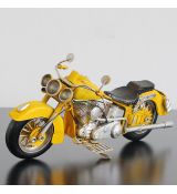 Retro model motocyklu žlutá nebo červená