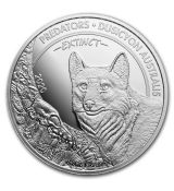 2020 Demokratická republika Kongo Predators Dusicyon 1 oz