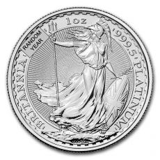 Velká Británie 1 oz Platinum Britannia (náhodný rok)