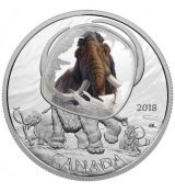 Mince 2018 Kanada 1 oz Mamut srstnatý