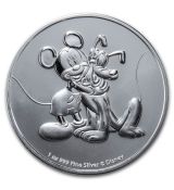 NIUE DISNEY MICKEY & PLUTO  1 Oz