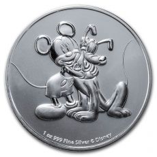 NIUE DISNEY MICKEY & PLUTO  1 Oz