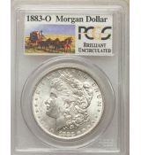 1883 O Morgan Dollar BU $1 Brilliant Uncirculated PCGS  1 Oz