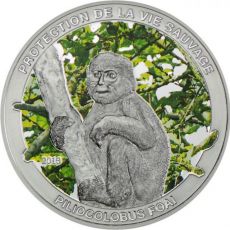 Stříbrná mince Piliocolobus Foai-Opice (Monkey) 20g