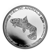 Keltská zvířata: losos 1 oz