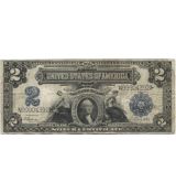 Stříbrný certifikát 2 dolary z roku 1899 (Washington)