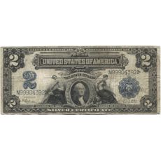 Stříbrný certifikát 2 dolary z roku 1899 (Washington)