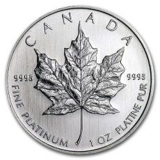 Kanada 1 oz Platinum Maple Leaf BU (náhodný rok)