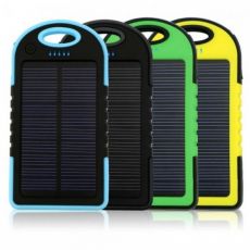 Solární Power Banka s LED baterkou 10000 mAh