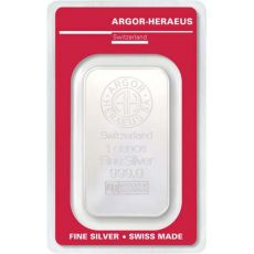 Argor Heraeus Stříbrný slitek Argor 1 Oz