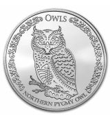 2021 Tokelau  5 $ Sovy: Northern Pygmy Owl BU 1 oz