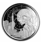 2021 Ghanská republika  Space Alien 1 Oz