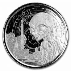 2021 Ghanská republika  Space Alien 1 Oz