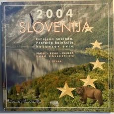 SLOVINSKO - (9)  mincí  Prototype Euro Set 2004