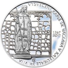 2017 PROOF - 200 KČ VYSVĚCENÍ KAPLE SV. VÁCLAVA V KATEDRÁLE SV. VÍTA