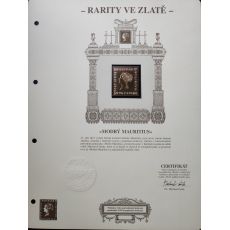 Rarity ve zlatě - Modrý Mauritius