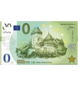 0 Euro suvenýrová bankovka Memo euro Česko 2021 - Hrad Karlštejn