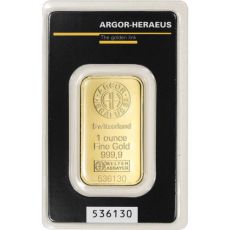 Argor-Heraeus Gold  zlatý slitek  1g