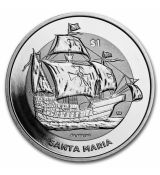 Stříbrná mince Santa Maria Reverse Cameo 1 oz 2022