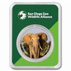 Mince Zoo San Diego Slon (barevná) TEP 1 oz