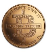 1 oz měděná mince - Bitcoin