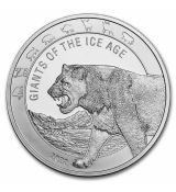 Mince Cave Lion BU 2022 Ghanská republika 1 oz