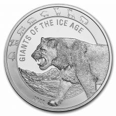 Mince Cave Lion BU 2022 Ghanská republika 1 oz