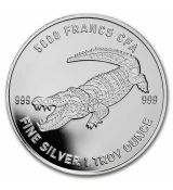 Mince Mandala Crocodile 2022 Čadská republika 1 oz