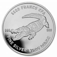 Mince Mandala Crocodile 2022 Čadská republika 1 oz