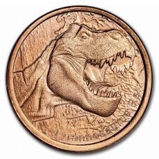Mince - 1  oz Měděná - Tyrannosaurus Rex