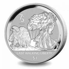 Mince 75. výročí Final Walking Liberty Half Dollar 2022 1 oz