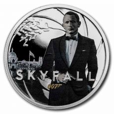 Mince 2022 Tuvalu 1/2 oz 007 Skyfall filmu Jamese Bonda