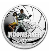 Mince 2021 Tuvalu 1/2 oz 007 James Bond Movie Moonraker