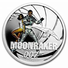 Mince 2021 Tuvalu 1/2 oz 007 James Bond Movie Moonraker