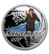 Mince 2022 Tuvalu 1/2 oz 007 Licence k zabíjení Jamese Bonda
