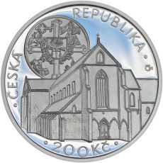 Mince 200 Kč 2013 - 750. výročí založení kláštera Zlatá Koruna, PROOF