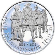 Mince 2014 - 200 Kč Založení československých legií - proof