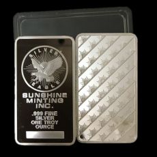 KOPIE-Sunshine Mining slitek 1 OZ postříbřený