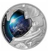 Stříbrná mince Earth From Above 1 oz 2022 Niue Color Proof