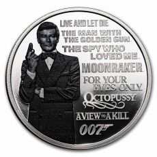 Stříbrná mince  James Bond (007 Legacy Series) 1 Oz 1$  2022 Tuvalu