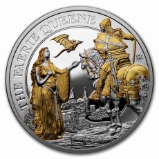 Stříbrná mince Faerie Queene 2 Oz  (pozlaceno) Proof 2022 Helena