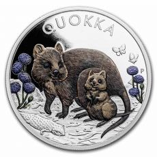 Stříbrná mince Quokka 1 Oz 1 $  2022 Austrálie