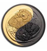 Stříbrná mince Black and Gold: Mořská Vydra 1 Oz 20 $ 2022 Kanada