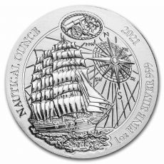 Stříbrná námořní  mince Sedov 1 Oz 50 RWF 2021 Rwanda