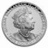 Stříbrná mince Justice (spravedlnost) 1 Oz se zlatým platem 1 libra 2022 Sv. Helena