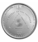 Stříbrná mince Tesla: Tajemství vesmíru 1 Oz 100 dinárů 2023 Srbsko