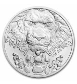 Stříbrná mince Stříbrný Český Lev 1 Oz $2 2023 Niue