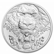 Stříbrná mince Stříbrný Český Lev 1 Oz $2 2023 Niue