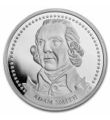 Stříbrná mince Zakladatelé svobody: A. Smith 1 Oz USA