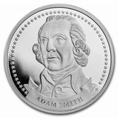 Stříbrná mince Zakladatelé svobody: A. Smith 1 Oz USA
